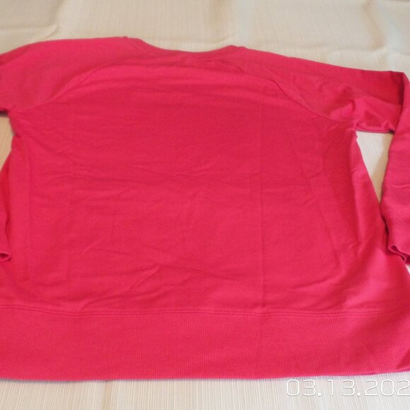 Women's MICHAEL KORS Pink Sweatshirt Size Small Like NEW - Picture 8 of 8